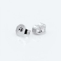 Attaches de boucles d'oreilles en argent plaqué or S925, embouts d'oreilles en argent, attaches de boucles d'oreilles, clips d'oreilles, boucles d'oreilles en argent, accessoires de bijoux en gros