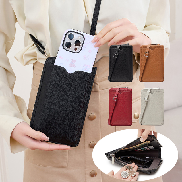 Shoulder Women Crossbody Bag Purse Leather Mobile Cell Phone case Purse Bag PU Leather Phone Handbags Purse