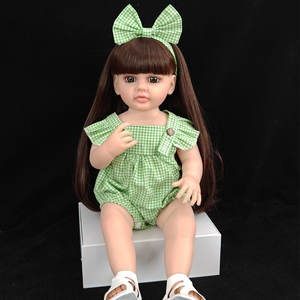 Bonecas Carrinhos De Bebê De Pelúcia Brinquedos Meninas Bar Bie Boneca Soft Reborn Casa Diy Silicone Anjo Reborn Boneca Passatempo Cavalo - Product Image 5