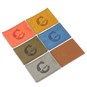Custom logo pu leather bag <b>tags</b> Embossed Leather Patch leather labels for Jeans handbags Garment - Product Image 4