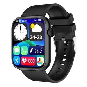 Para QX7 Tela Cheia AI Assistente de Voz Relógio Inteligente Homens Mulheres Android Square Silica Gel Freqüência Cardíaca Magnética Oxigênio no Sangue - Product Image 5