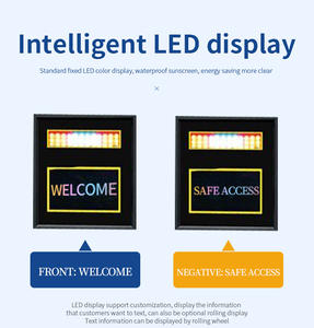 שער נפתח אוטומטי מתקפל עם חיישן בטיחות למלון, בית ספר, מפעל, חוץ - Product Image 5