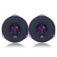 Par de modificación de audio de coche de bocina coaxial de 6,5 pulgadas al por mayor de diseño de altavoz de bocina triangular de aluminio