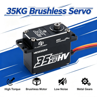 Pengiriman Cepat 35KG 0.075s Kecepatan Tinggi 8.4V HV Tahan Air IP67 Roda Gigi Logam Brushless Suku Cadang RC Mobil Skala 1/8 Servo