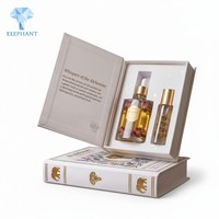Scatola di Lusso per Profumo con Logo in Stampa Dorata, Confezione Personalizzata per Oli Essenziali, Stile Libro con Coperchio Magnetico