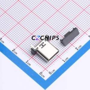 TYPE-C 16P LTH10.5 143 USB Connector SMD Connector Type-C Female Vertical Mount 16P - Product Image 1