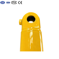Vérin hydraulique à double effet soudé sur mesure avec amortisseur pour équipement lourd