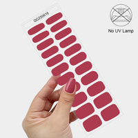Autocollants pour ongles OEM ODM, nouvelle arrivée, vente chaude, personnalisés, longue durée, sans UV, enveloppes de vernis à ongles en gel