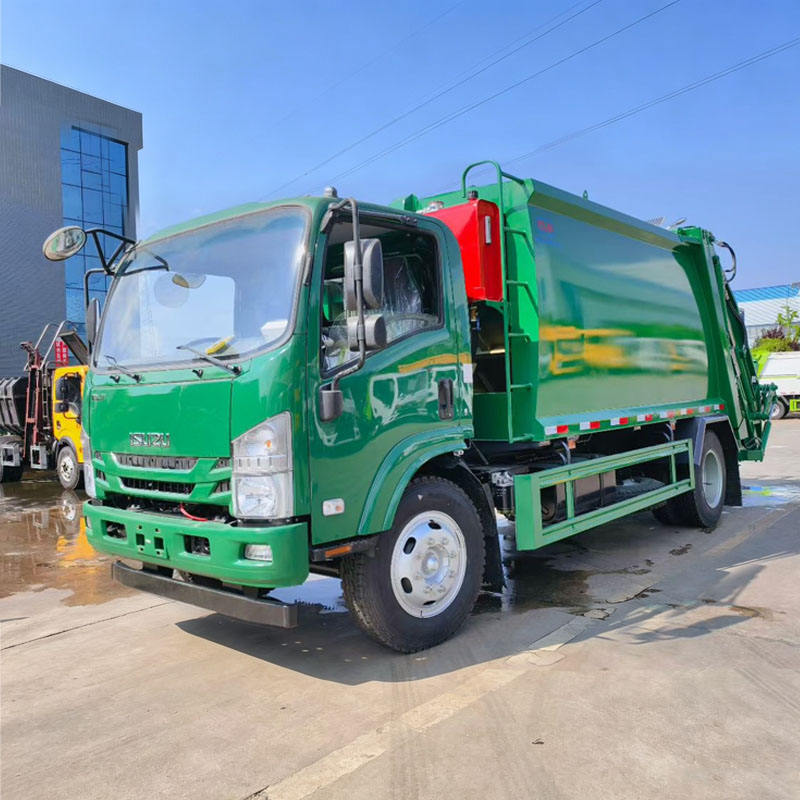 B Roll Types 10 CBM Compressed Garbage Collector Truck Diesel Drive Manual ...