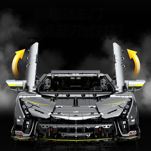 Technics Racing Car 3392 pz Kit modello da collezione Supercar in scala 1/8 può essere aggiornato al blocco di costruzione di auto sportive RC per bambini adulti - Product Image 4