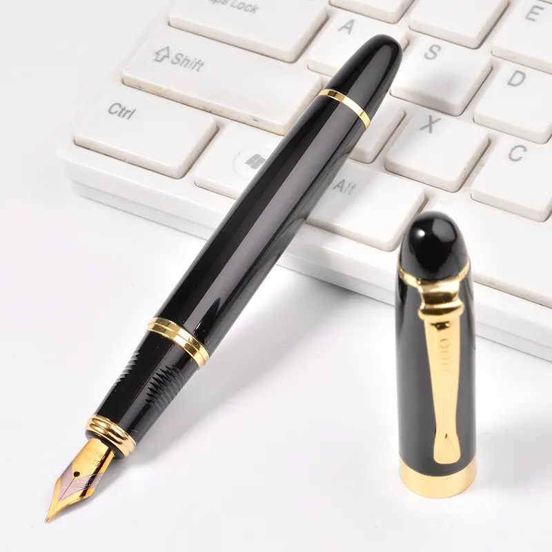 Новинка; Лидер продаж; Оптовая продажа Heavy Metal перьевая ручка в черном и красном цвете класса бизнес корпоративная ручка 0,5 мм перо изготовленным на заказ логосом принято