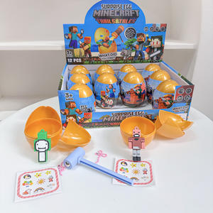 Set de Construcción Magnético de Bloques de PVC con Caja Sorpresa de Huevo Dorado, Diseño de la <span class=keywords><strong>Casa</strong></span> del Jefe del Pueblo Congelado de My Magnetic World, para Comercio Transfronterizo - Product Image 3