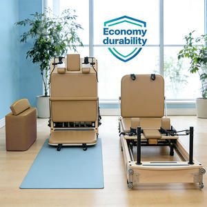 Cama de Pilates Profesional, Plegable y Resistente, con Marco de Madera, Portátil, Ecológica, Multifuncional, con 3 Años de Garantía - Product Image 1