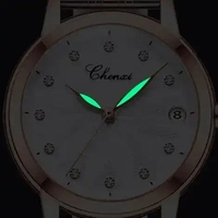 Montre automatique pour femmes CHENXI, montres mécaniques de luxe pour femmes, design squelette tendance, cadran de 34 mm, horloge pour filles, Reloj Mujer