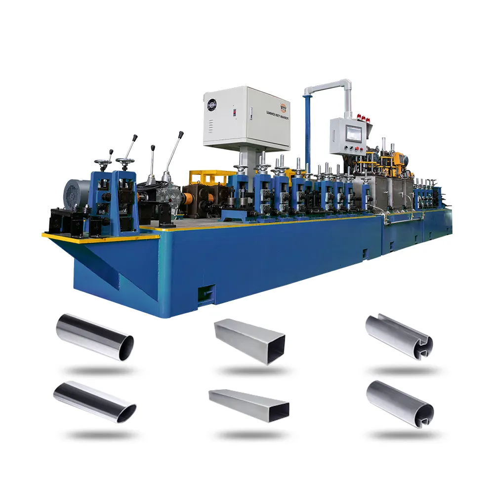स्टेनलेस स्टील एसएस पाइपलाइन ट्यूब पाइप बनाने उत्पादन लाइन मशीनरी