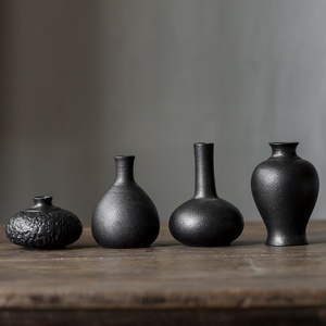 <span class=keywords><strong>Vaso</strong></span> <span class=keywords><strong>per</strong></span> Fiori <span class=keywords><strong>in</strong></span> <span class=keywords><strong>Ceramica</strong></span> Stile Rustico Cinese, Piccolo Ornamento da Tavolo <span class=keywords><strong>per</strong></span> Casa, <span class=keywords><strong>Vaso</strong></span> <span class=keywords><strong>per</strong></span> Idroponica con Finitura Craquelé Vintage - Product Image 3
