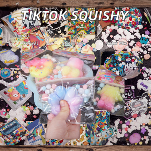 Juguete Blandito de Colores Mixtos Inspirado en <span class=keywords><strong>TikTok</strong></span>, Pequeño, de TPR, en Bolsa Sorpresa, con Sonido, para Desestresarse, Muñeco de Juguete, Regalo para Niñas - Product Image 2