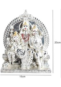 Shiv Parivar Idol <b>Statue</b> Hindu God Family Figurine for Home Temple Puja Decor Spiritual Religious Gift Mahadev Decoration - Product Image 3