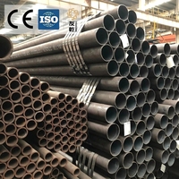 Tubería de Acero al Carbono Sin Costura ASTM A106 Gr.B, Laminada en Caliente, para Transporte de Fluidos de Petróleo y Gas, Extremo Liso Negro, Certificación CE