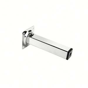 Factory Customized Aluminum Alloy Metal Furniture <b>Cabinet</b> <b>Feet</b> Square Chrome Iron Sofa Living Room Bedroom Workshop Farmhouse - Product Image 4