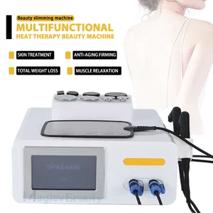 Thiết bị đốt cháy chất béo 448khz cap res công nghệ tần số vô tuyến rf diathermy trị liệu đơn cực cơ thể định hình loại bỏ cellulite