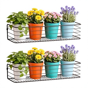 Metal Planter <b>Stand</b> || Flower <b>Pot</b> <b>Stand</b> for Railing Planters || Plant <b>Stand</b> Indoor Hanging <b>Pot</b>|Rust resistant hanging planter - Product Image 3