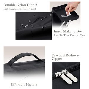 Large Capacity Makeup Bag Travel Cosmetic Case <strong>Make</strong> up Organizer Professional Makeup Artist Suitcase Oxford Nail <strong>Box</strong> <strong>Storage</strong> - Product Image 6