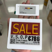 Nuevas etiquetas de precio digitales de 2.4GHz Ble Cloud E Ink Eink con pantalla API ESP32 para supermercados, sistema NFC EAS, etiquetas electrónicas ESL para estanterías.