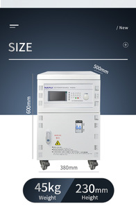Fuente de Alimentación CA de Frecuencia Variable Ajustable CE PA9550 Personalizada 0-400HZ 0-5KW 5000VA 500W 2A para la Industria, Salida 240V - Product Image 4