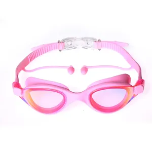 Accepter des lunettes de <span class=keywords><strong>natation</strong></span> personnalisées à bande élastique réglable avec des lunettes de <span class=keywords><strong>natation</strong></span> anti-buée de vision sous-marine Bouchons d'oreille claires pour adulte - Product Image 2