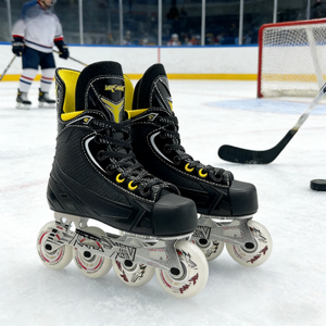 Patines de Hockey en Línea Vik-Max 2026 de Buena Calidad |   Hockey al Aire Libre, Construcción de Aluminio CNC HI/LO, Ruedas de Dureza 76A SHR - Product Image 1