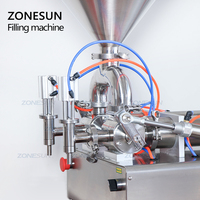 Zonnesun — Machine de remplissage pour crème à eau à Double tête, 10-100ML, Lotion hydratante, shampoing, huile cosmétique, bâton de miel, pâte alimentaire