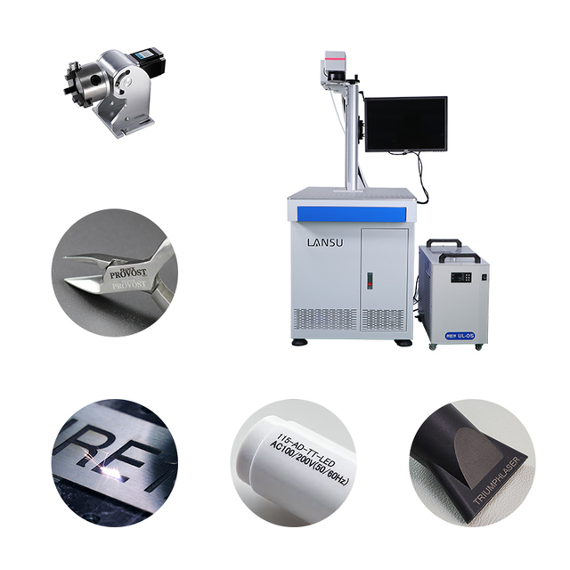 3D Photo Crystal Acrylic Glass Plastic 3w 5w 10w UV Fiber Laser Engraving Marking Machine for Small Business Idea