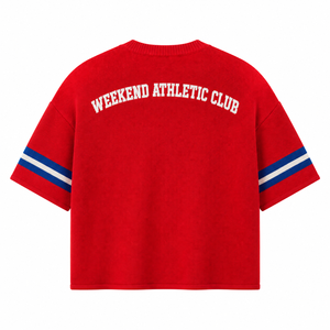 Maillot de football personnalisé en tricot, col en V, manches rayées, nom et numéro personnalisés, pull pour supporter sportif, jour de match - Product Image 3