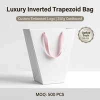 Sac en papier pour bouquet de fleurs, vente en gros, logo personnalisé, emballage, gaufrage blanc avec poignée pour fleuriste, boutique de cadeaux, mariage