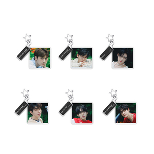 Custom Creative <b>Anime</b> Cartoon Fashionable Sandwich Acrylic Key Chain with UV Printing Souvenir Bag Pendant Star Accessories - Product Image 1