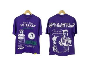 T-shirts Y2K Streetwear de qualité supérieure 100% Coton pour Hommes - T-shirts « THAT'S a AWFUL LOT of COUGH SYRUP » pour Hommes - Product Image 5