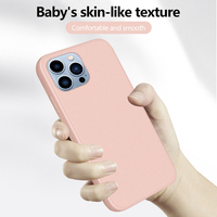 Coque de téléphone portable en silicone mat de 1,5 mm d'épaisseur, coque en TPU souple et colorée pour iPhone 18 17 16 15 14 13 12 11