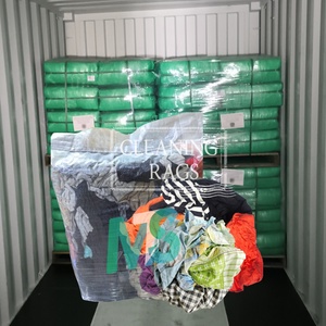 Free Sample High Cotton Rags Reclaimed Cut Pieces for Marine Industrial Cleaning Absorb Oil and Water Cotton Knit Rags - Product Image 1