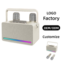 Haut-parleur sans fil portable M36 personnalisé en usine, nouveau modèle 2026, avec subwoofer extérieur, stockage magnétique et double micro pour fêtes en intérieur