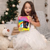 Scratch Art Crafts Rainbow Scratch Paper Art Cadeaux pour filles garçons âgés de 3 à 10 ans Enfants Anniversaire Jouets Jeux Activités Arts Crafts