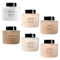Poudre libre 6 couleurs, contrôle du sébum, waterproof, luxe, longue tenue, poudre fixante pour le visage