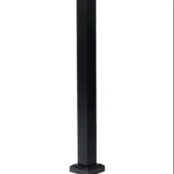 Railing Post Aluminum Powder Coated Fence Sizes And Cost 4X4 Fence Post Aluminum