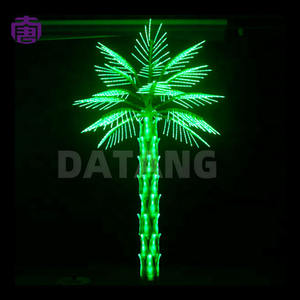 Luz LED Decorativa de Palmera con Ramas Radiantes para Decoración Comercial de Calles, Plazas, Resorts y Festivales en Venta - Product Image 2