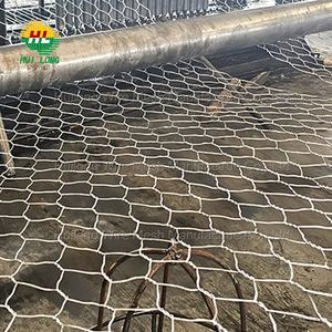 Matelas gabion en acier galvanisé Renault Paniers hexagonaux tissés avec finition PVC Espirales para Gabiones Piedras de Bunnings - Product Image 5