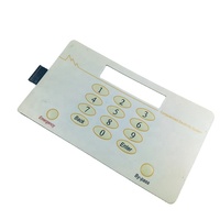 Keypad Membran Overlay Grafis Kustom OEM untuk Remote Controller dengan Lampu Latar LED dan Warna Kustom