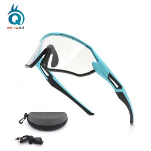 Lunettes de soleil de cyclisme photochromiques interchangeables personnalisées TR90 UV400 – Les meilleures lunettes de sport - Product Image 3
