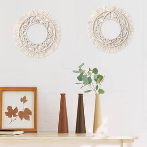 Vòng Trang Trí Phòng Khách Gia Đình Treo Macrame Boho Treo Tường - Product Image 1
