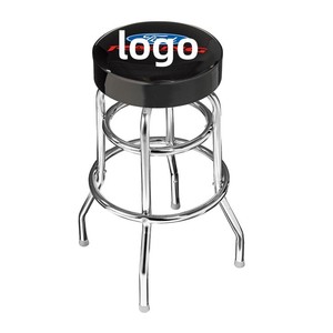 Table de Bar Rétro Vintage en Métal Personnalisé Chaises de Bar en Cuir Pivotant Tabouret de Bar Logo Imprimé <span class=keywords><strong>Islay</strong></span> Pillé Design Moderne - Product Image 5