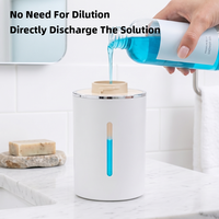 Distributeur de savon liquide mural automatique étanche avec capteur pour hôtel et salle de bain